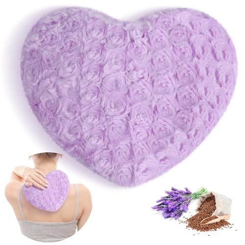 Atsuwell Microwave Heating Pad for Cramps & Muscle Relief, Purple - color: Purple