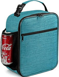 ZM-YOUTOO Lunch Box for Men - Reusable Lunch Bag Men Adult Women- Insulated Small LunchBox (Azure) - color: Azure