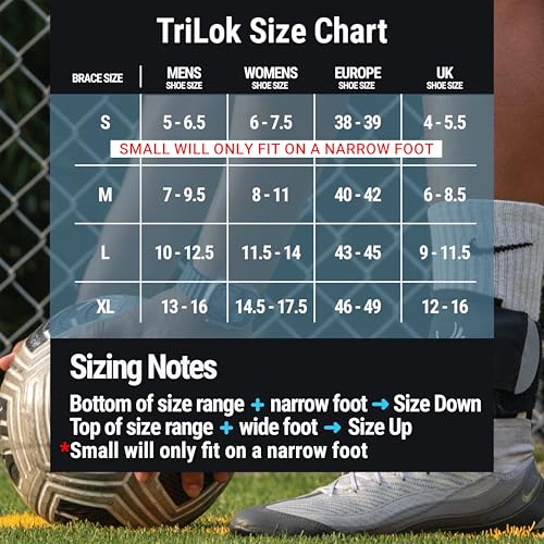BioSkin Ankle Brace for Plantar Fasciitis, Tendonitis & Sprains TriLok - size: Large