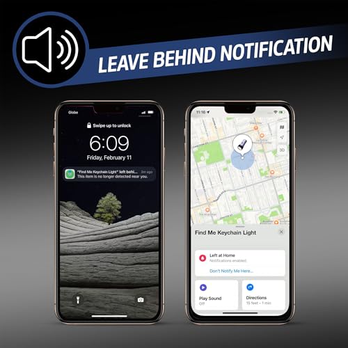 Energizer Find Me Keychain Light, Apple Find My Bluetooth Tracker, Blue - color: Blue