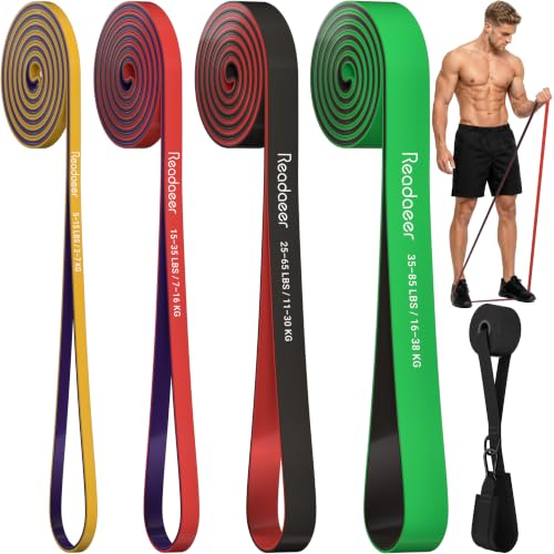 Pull Up Assistance Bands 5 Resistance Bands for Full-BodyTraining(5-125LBS) - size: Medium: 5-85LBS