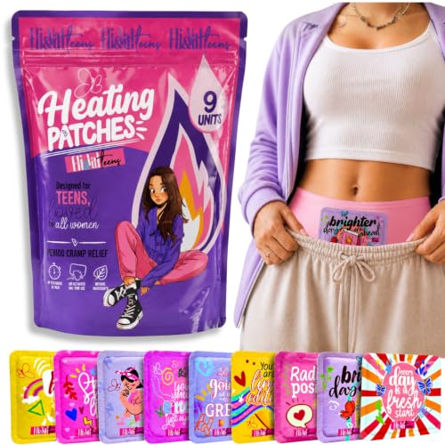 Heating Patches for Period Cramps, Teens & Women – 9 Count