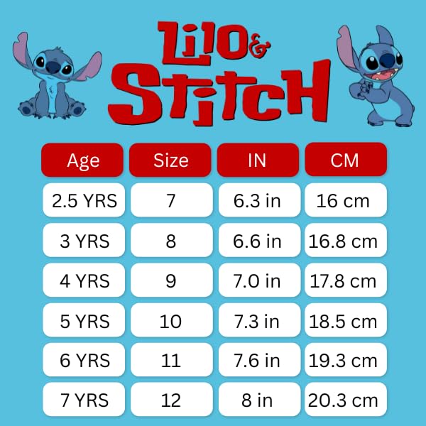 Disney Lilo & Stitch Shoes LED Light Up Sneaker Girls Toddler-Little Kids - color: Blue, size: 7 Toddler