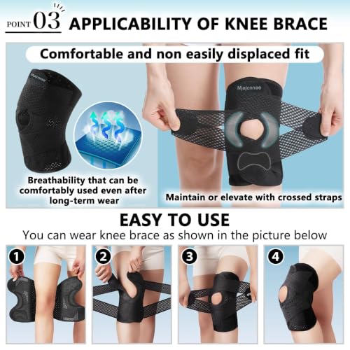 Knee Brace for Women & Men, Knee Brace for Knee Pain, Meniscus Tear,