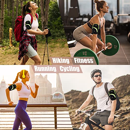 Armband Cell Phone Holder for Running Workout Exercise Sports Phone Arm Bands Pouch Bag, Running Armband for iPhone16 15 14 13 12 11 Pro Max XS XR X Plus Samsung Galaxy Up to 6.9"