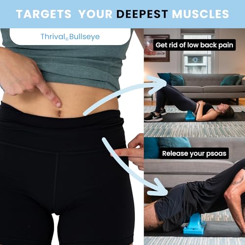 Thrival Bullseye, Psoas Muscle Release Tool, Patented, Blue - color: Blue, size: Thrival Bullseye