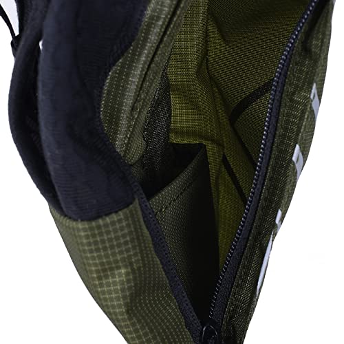 AONIJIE Running Water Bottle Handheld Hydration Pack with 500ml Soft Flask - color: Olive Green