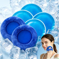 Reusable Round Soft Gel Cold Packs for Injuries, Toddler Ice Packs for Boo Boos, Small Cold Compress Ice Pack for Relieving Knee, Ankle, Tooth, Head Soreness, Muscle Strain, 4 Packs