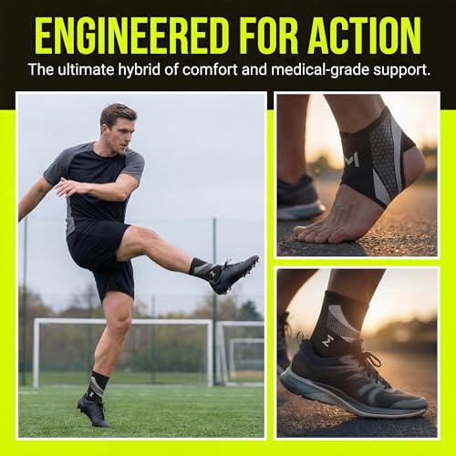 2-Pack Ankle Support Brace Ankle Stabilizer Green - color: Green