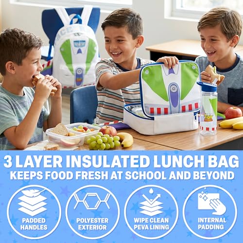 Get Trend Disney Toy Story Buzz Lightyear Boys Backpack, 4 Piece Set - color: Multi Buzz