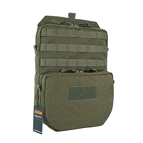 EXCELLENT ELITE SPANKER Tactical MOLLE Hydration Pack for 3L Water Bladder - color: Ranger Green