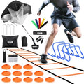 GHB Agility Ladder,Football Training Equipment Set - color: Orange