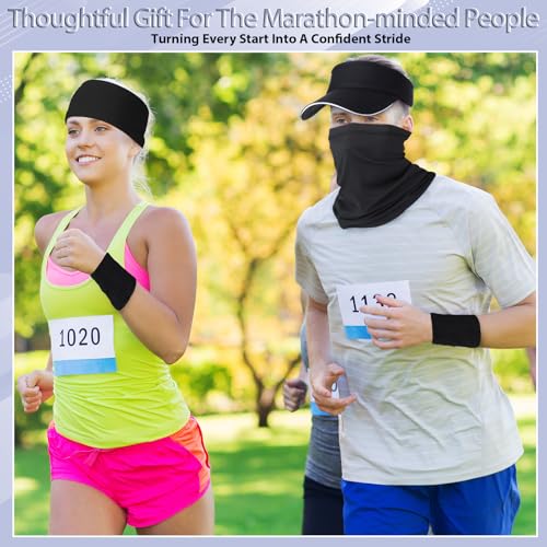 Halloscume 21 Pcs Runner Gift Set Marathon Gifts for Runners - color: Black