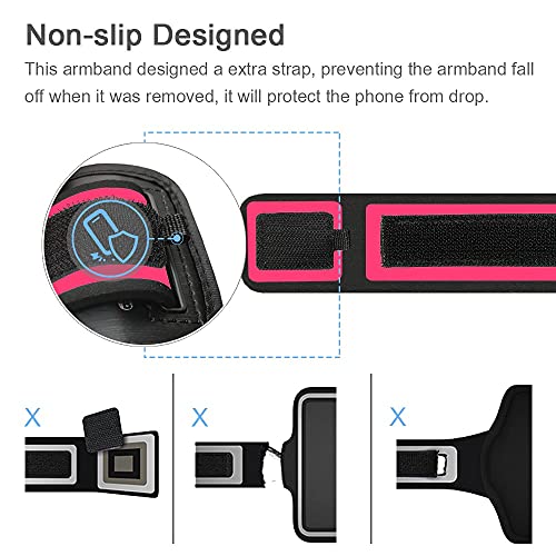 Armband for iPod Touch 7 6 5 4 Generation Armband (Rosy) - color: Rosy