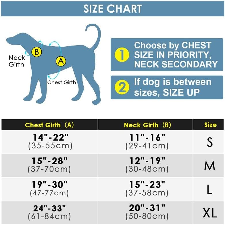 ThinkPet No Pull Harness for Small Medium Large Dogs, Reflective Padded Vest with Handle, Adjustable Star Style - color: Bright Black, size: S(Chest:14"-22")