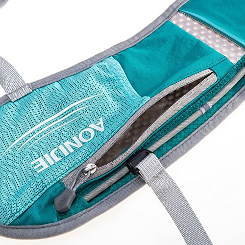 AONIJIE Running Vest Hydration Backpack 5L Unisex Trail Water Lightweight - color: Blue and No Water Bladder