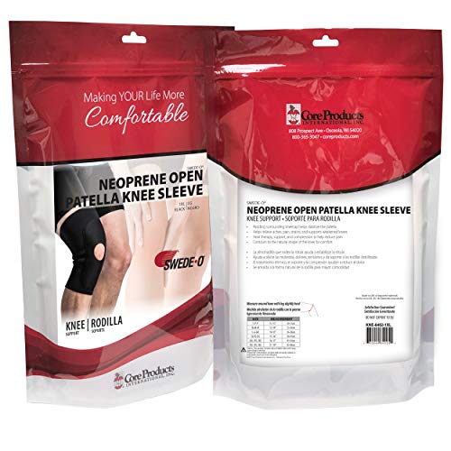 Core Products Neoprene Open Patella Knee Sleeve - XLarge - size: XLarge