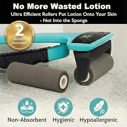 bearback Long Handle Lotion Applicator for Back, Legs & Feet, Women/Men