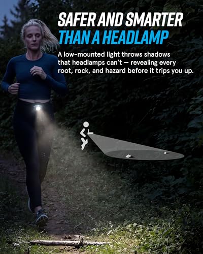 noxgear Nomad Clip-On Running Light 500 Lumen Wearable Flashlight