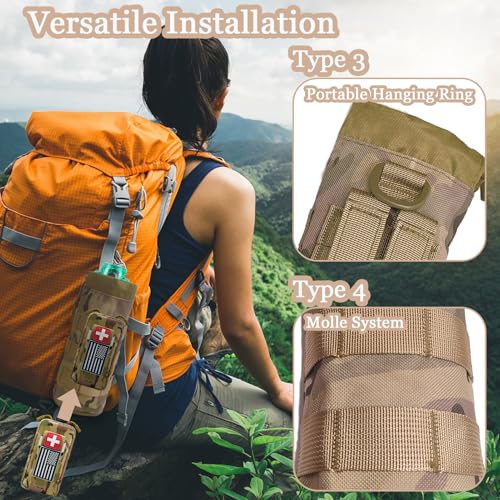 1000D Nylon Tactical MOLLE Bottle Pouch Outdoor Sports Water Bottle Bag