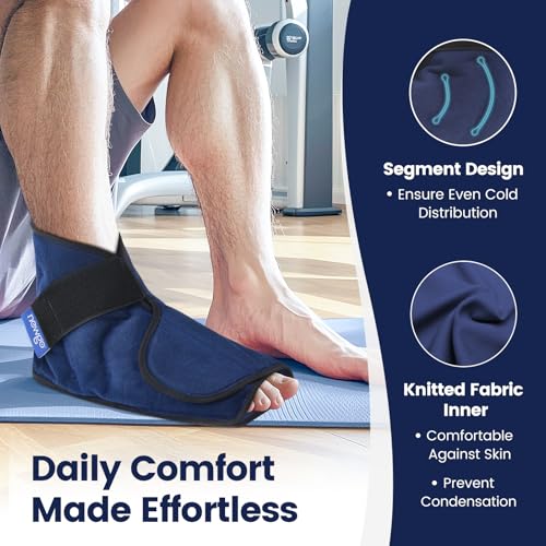 NEWGO Ice Pack for Foot Injuries Recovery, Blue