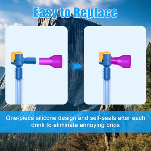 Big Bite Valve Replacement Mouthpiece Water Hydration Bladder Valve 4 Pack - color: Multi-color