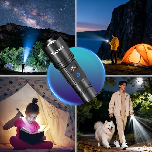 Rechargeable Flashlights Super Bright LED Flash Light 2 Pack - size: 2 Pack