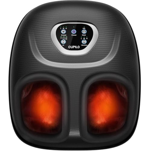 CuPiLo Foot Massager 2026 Upgraded FSA Eligible, Birthday Gifts for Women - color: Black