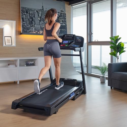 Xterra Fitness Sport Series Premium Folding Smart Treadmill, Handlebar Speed and Incline Controls, Large XTRASoft Cushioned Running Deck, Built-in FTMS-Enabled Bluetooth with XF Connect Fitness App - style: TR65