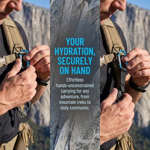 Milisten Water Bottle Holder Clip Belt Buckle Backpack Attachment