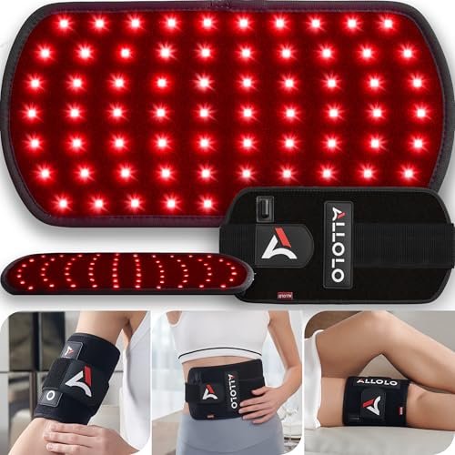ALLOLO Red Light for Body, 3 in 1 LEDs Red Light Belt - size: 12.6"*6.3"
