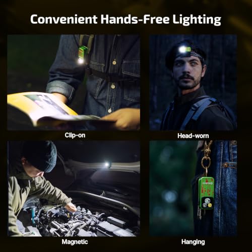 OLIGHT Oclip Pro Rechargeable EDC Clip-on Flashlight, Zombie Green - color: Zombie Green