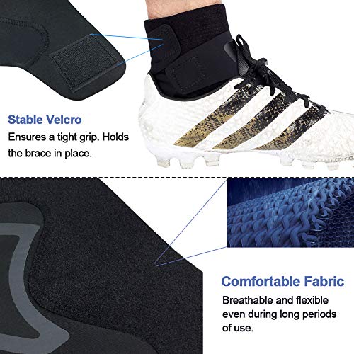 beister 1 Pair Ankle Support Breathable Neoprene Compression Ankle Brace for Men and Women, Elastic Sprain Foot Sleeve for Sports Protect, Arthritis, Plantar Fasciitis, Achilles tendonitis, Recovery - size: X-Large (Pack of 2)