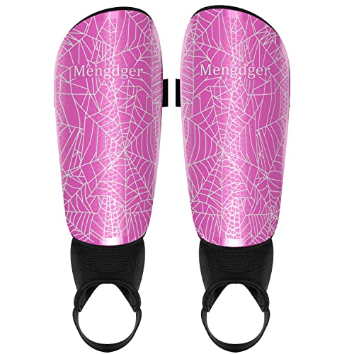 Shin Guards Soccer Youth Kids Boys Girls Toddler Shin Pads Child EVA Cushion Protection Reduce Shocks Injurie Calf Protective Gear Suitable for 4 5 6 7 8 9 10 11 12 Years Old - color: Pink Ankle, size: Small