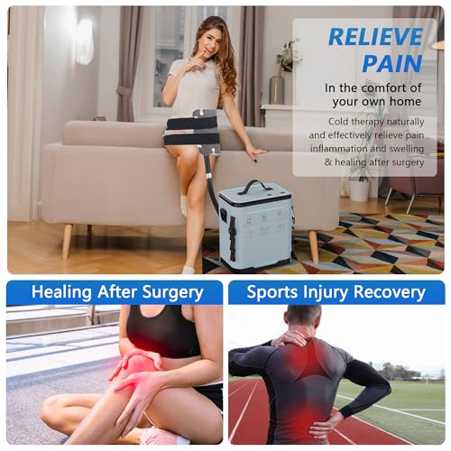 ICYTHRP Programmable Timer Cold Therapy Machine for Hip w/Quiet Pump