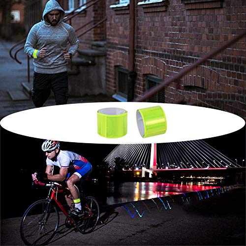 20 Pcs Reflector Snap Bands Fluorescent Slap Armbands