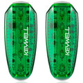 USB-C Rechargeable LED Safety Lights (2 Pack) - Clip on Strobe Running Lights for Runners, Joggers,Walkers,Kids,Dogs,Bike Tail Lights - High Visibility Accessories for Reflective Gear - color: Green