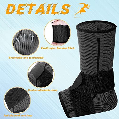Tarpop 1 Pair Kids Ankle Brace Compression Support,Black,X-Small - color: Black, size: X-Small