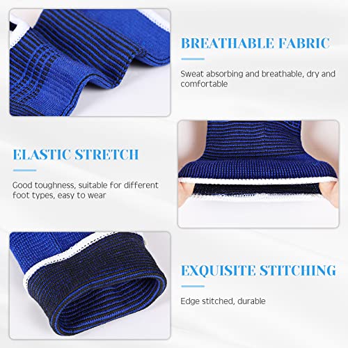 Haysandy 4 Pcs Kids Ankle Brace Support, Dark Blue, 5-10 Years - color: Dark Blue, size: 5-10 Years