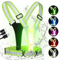 LED Reflective Vest Running Gear, High Visibility Reflective Vest