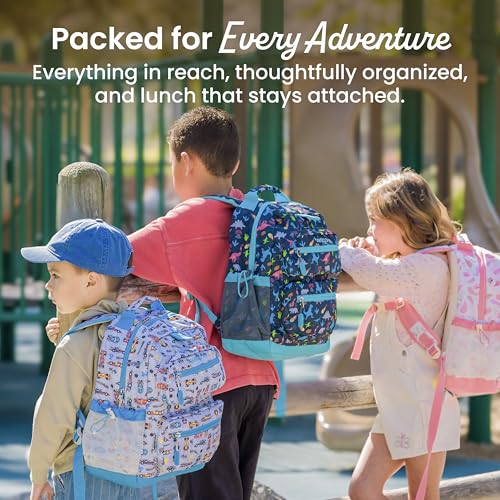 Bentgo Kids Print Durable & Water-Resistant Backpack - color: Glitter Edition - Petal Pink, size: Kids Medium