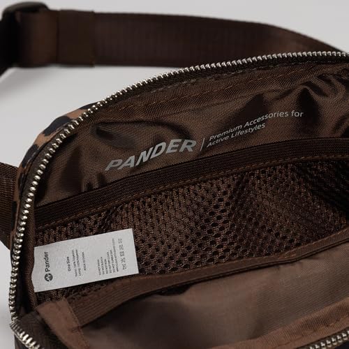 Pander Crossbody Belt Bag for Women and Men, Travel and Everyday Use - color: Leopard Multi