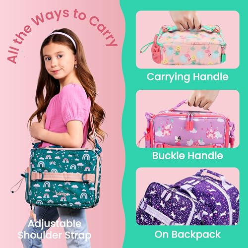 Bentgo Kids Prints Double-Insulated Reusable Lunch Bag - color: Tropical