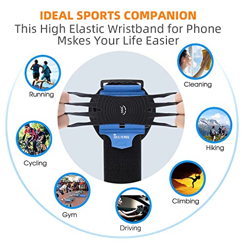 360 Degree Rotatable Removable Mobile Phone Sport Wristband