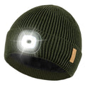 Etsfmoa Beanie with The Light,Fleece Lined Beanie Warm Hat,Gifts for Men - color: Army Green