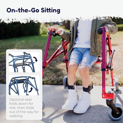 Inspired by Drive KA1200-2GWP Nimbo Posterior Walker, Wizard Purple, XS - color: Wizard Purple, size: X-Small (Pack of 1)