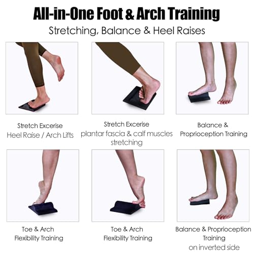 Plantar Fasciitis Relief Foot Stretching Pad for Plantar Fasciitis and Achilles tendonitis Relief Strengthening and Mobility Tool Improve Big Toe Flexibility Calf Stretcher for Foot Pain Recovery
