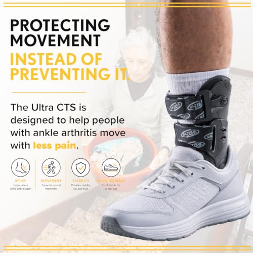 Ultra CTS Ankle Arthritis Brace – Weight-Bearing & High Ankle Pain Relief - size: Large/X-Large