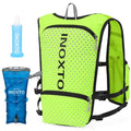 INOXTO Running Hydration Vest Backpack,Lightweight Insulated Pack with 1.5L Water Bladder Bag Daypack for Hiking Trail Running Cycling Race Marathon for Women Men - color: Green spots