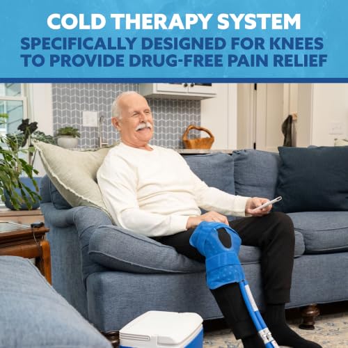 Polar Active Ice 3.0 | 9 QT Cold Therapy Ice Machine | Programmable Timer | Knee & Joint Pad | Cryotherapy Pain Relief System | Ace Bandage Style Compression - style: Knee/Joint Pad